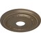 Ekena Millwork Federal Ceiling Medallion (Fits Canopies up to 8 1/2"), 15 3/8"OD x 3 5/8"ID x 1"P, Warm Silver CM15FEWSS - alternate 2